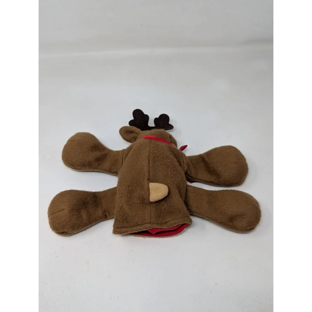 Vintage Hallmark Rodney Reindeer Plush Hand Puppet Toy 1986 1980s 80s‎